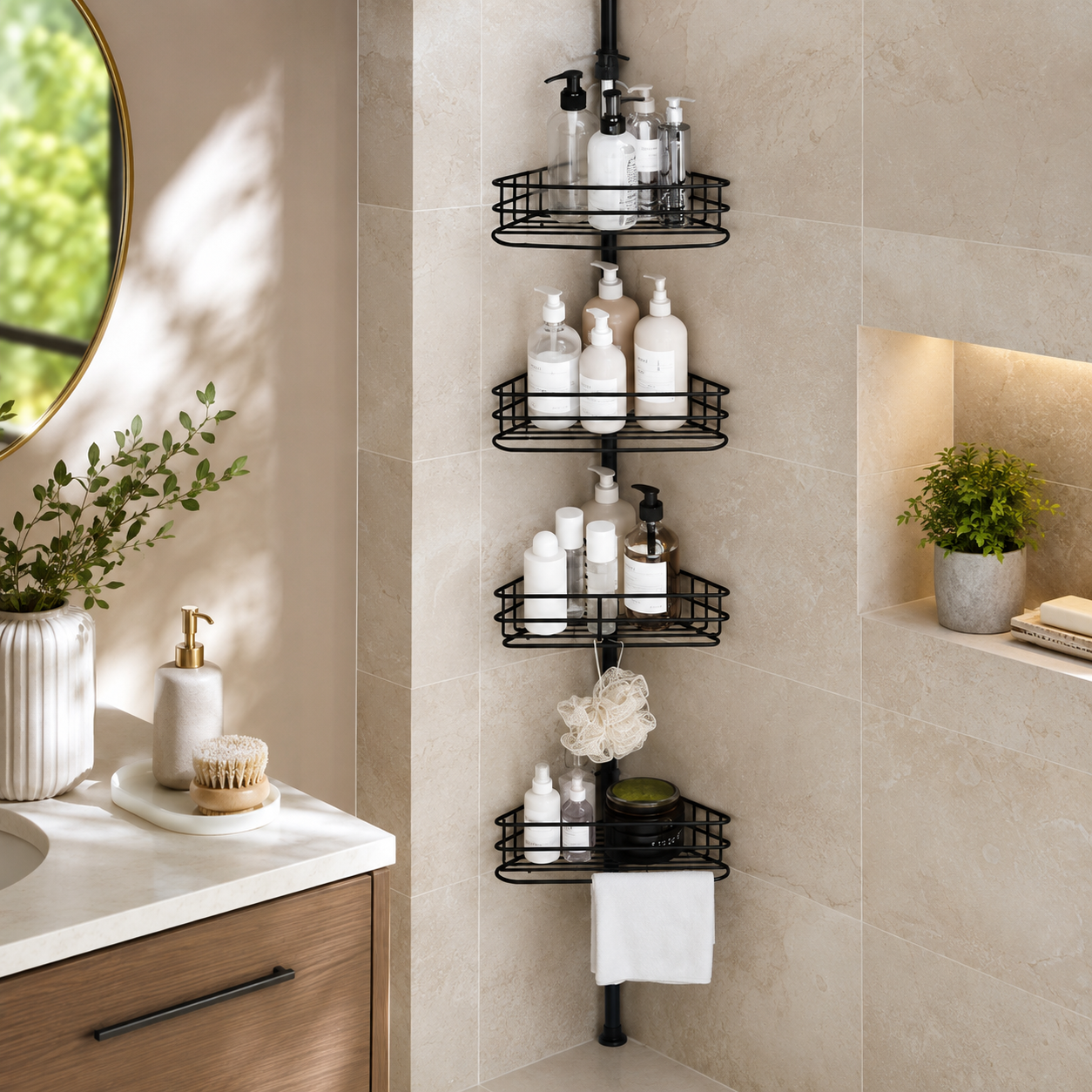 4-Tier Corner Shower Caddy
